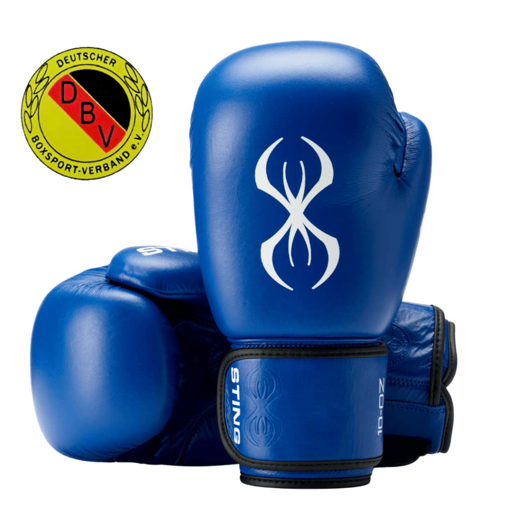 Competition Approved Boxing Gloves 2.0 Blue mit Marke