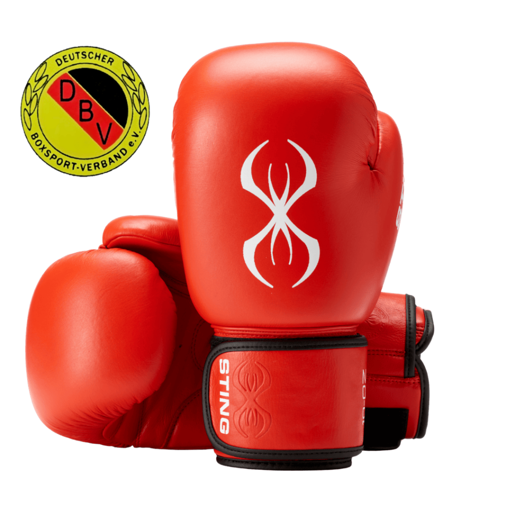 Competition Approved Boxing Gloves 2.0 Red mit Marke