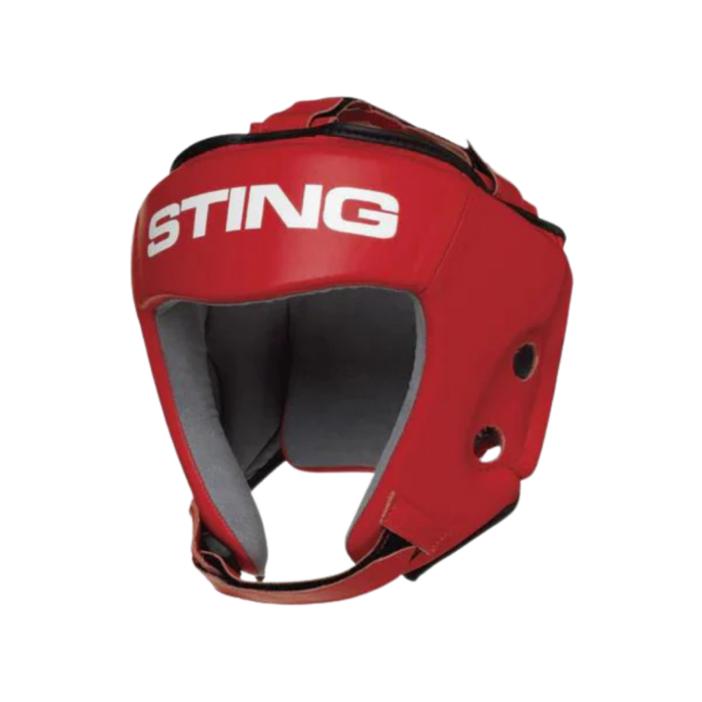 Competition Approved Open Face Head Guard 2.0 Red