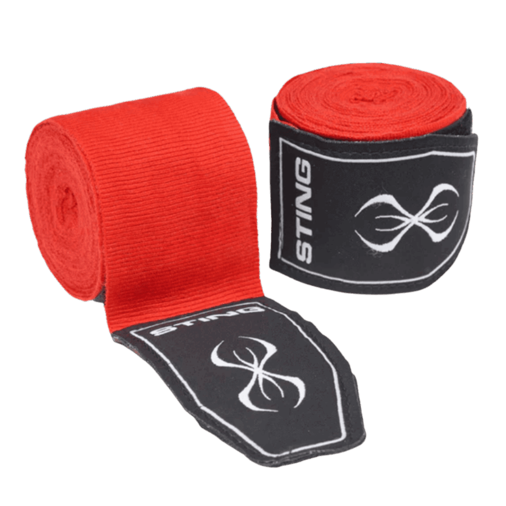 ELASTICIZED HAND WRAPS RED